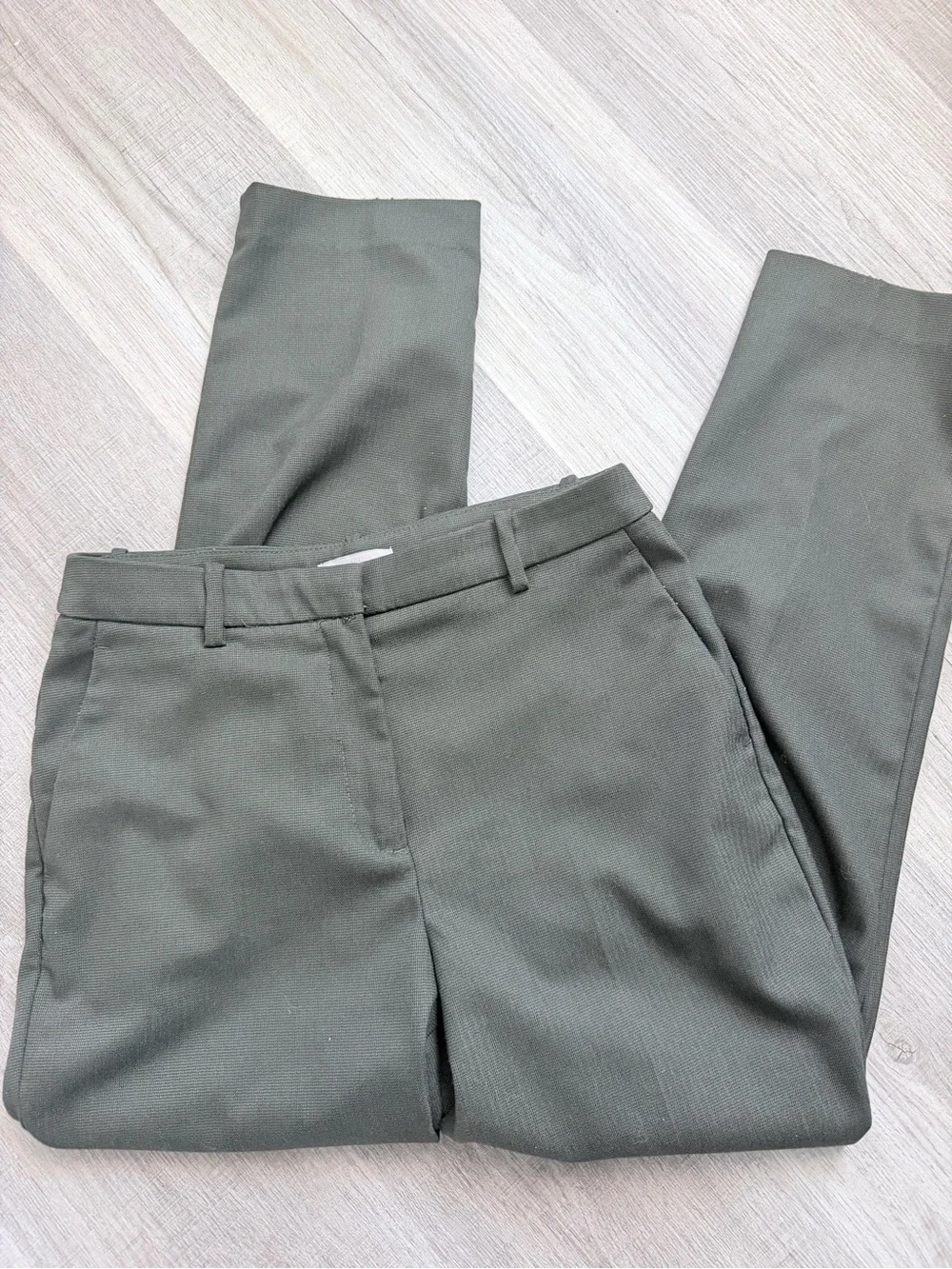 H&M Men's Olive Chino-Style Trousers